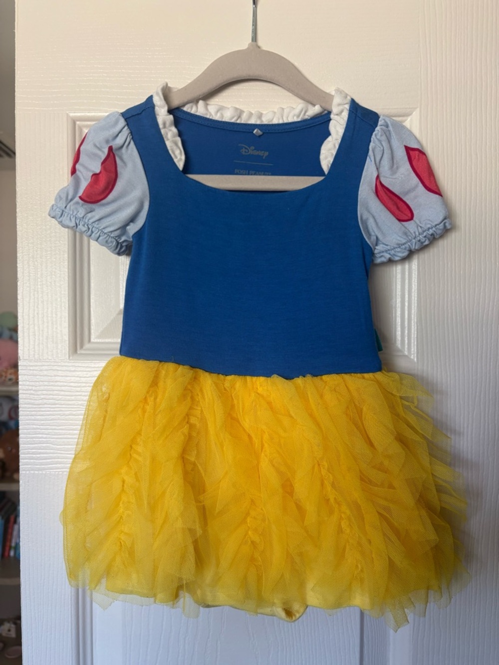 Posh Peanut Blue, Yellow & Red Snow Princess Tulle Dress